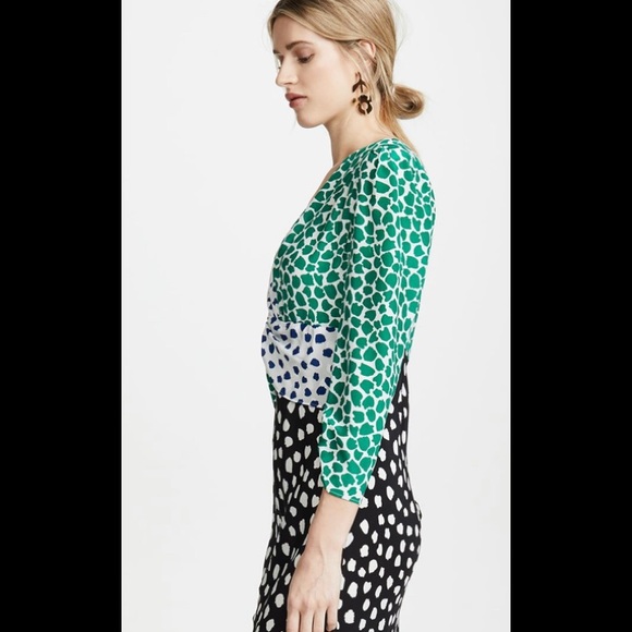 RIXO LONDON Chelsea psychedelic tulip spot… - Picture 4 of 13